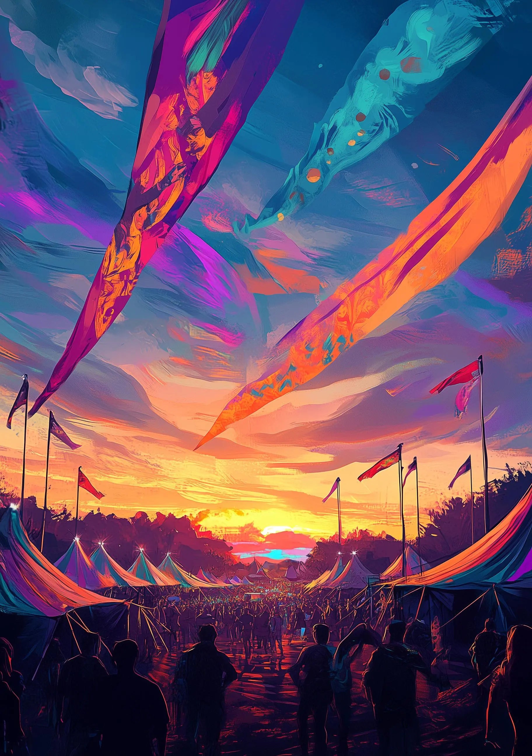 Personalisable Music Festival Print (Unofficial) - A4 A3 A2 - Music Poster - Festival Merch