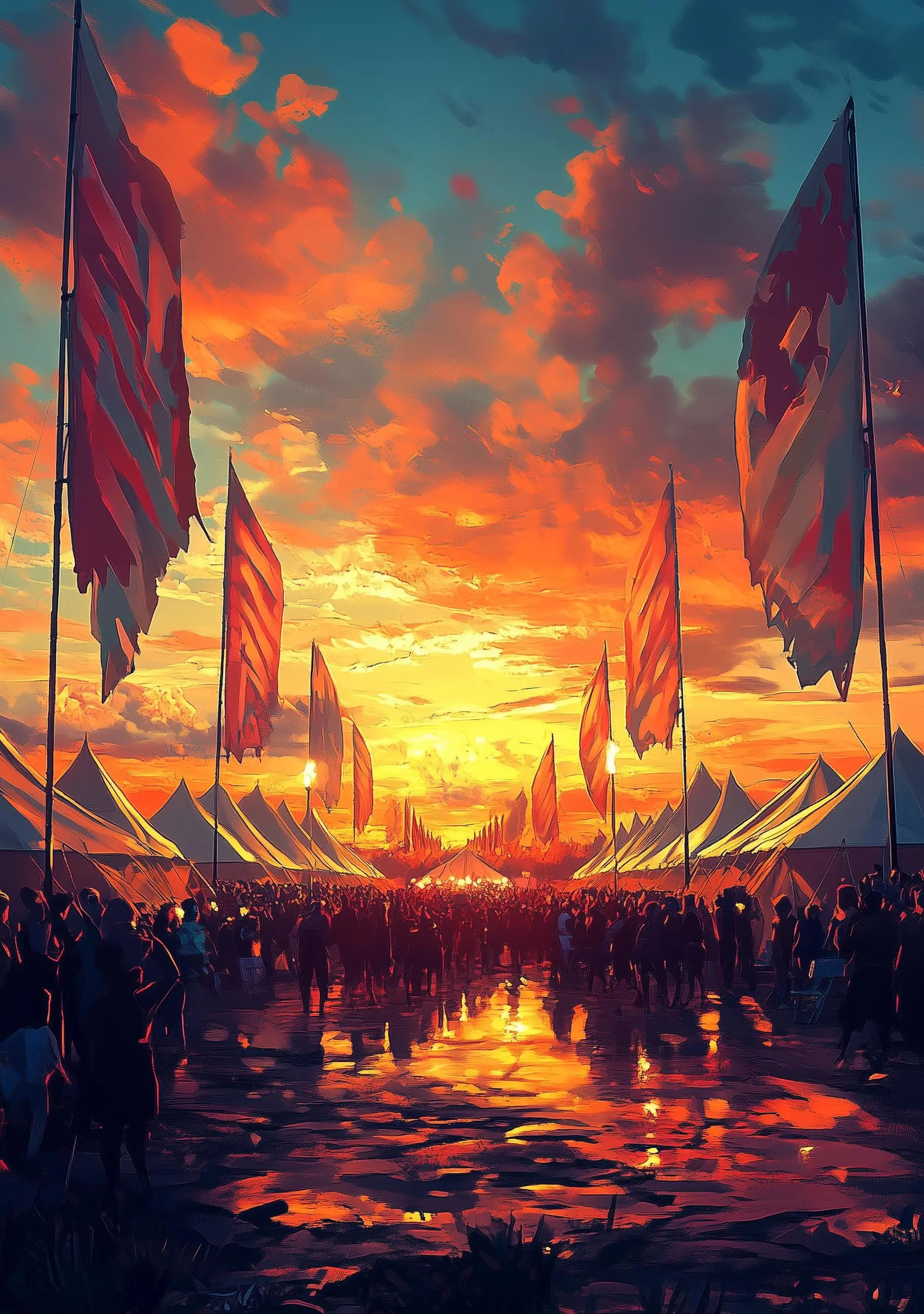 Personalisable Music Festival Print (Unofficial) - A4 A3 A2 - Music Festival Poster - Festival Merch