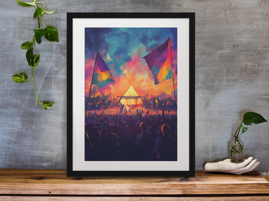 Personalisable Music Festival Print (Unofficial) - A4 A3 A2 - Music Festival Poster - Festival Merch