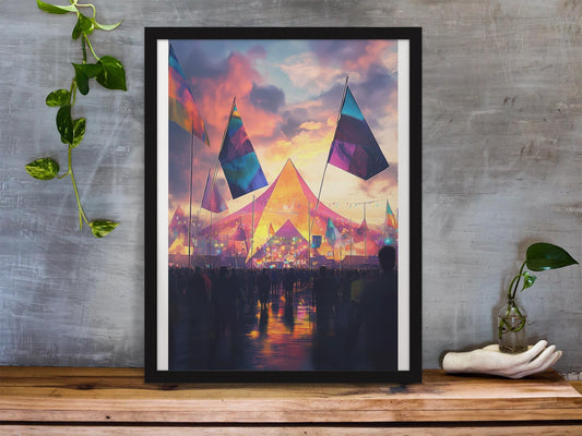 Personalisable Music Festival Print (Unofficial) - A4 A3 A2 - Music Festival Poster - Festival Merch