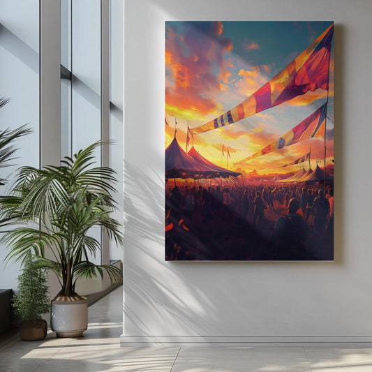 Personalisable Music Festival Print (Unofficial) - A4 A3 A2 - Inspired Glastonbury Poster - Festival Merch