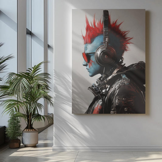 Premium Quality Art Print - Music Print Rock n Roll Skull Guitar Punk Alternative Prog Skeleton Music Festival - A4 A3 A2 - Festival Merch