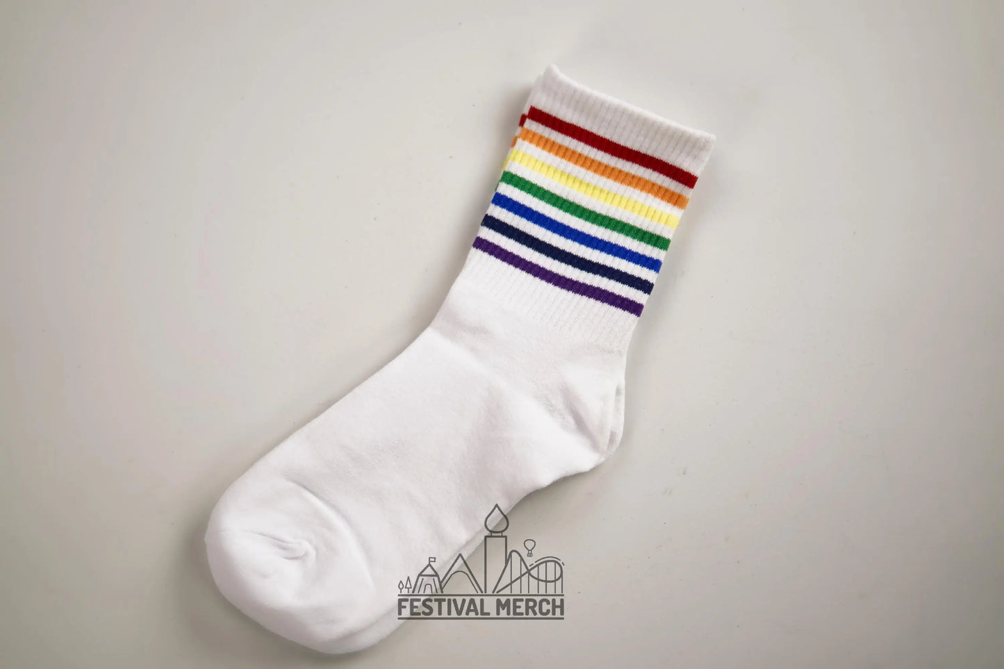 Rainbow Pride Socks - LGBTQ+ Socks - Unisex 1 Pair - Rainbow Flag Socks for Men and Women