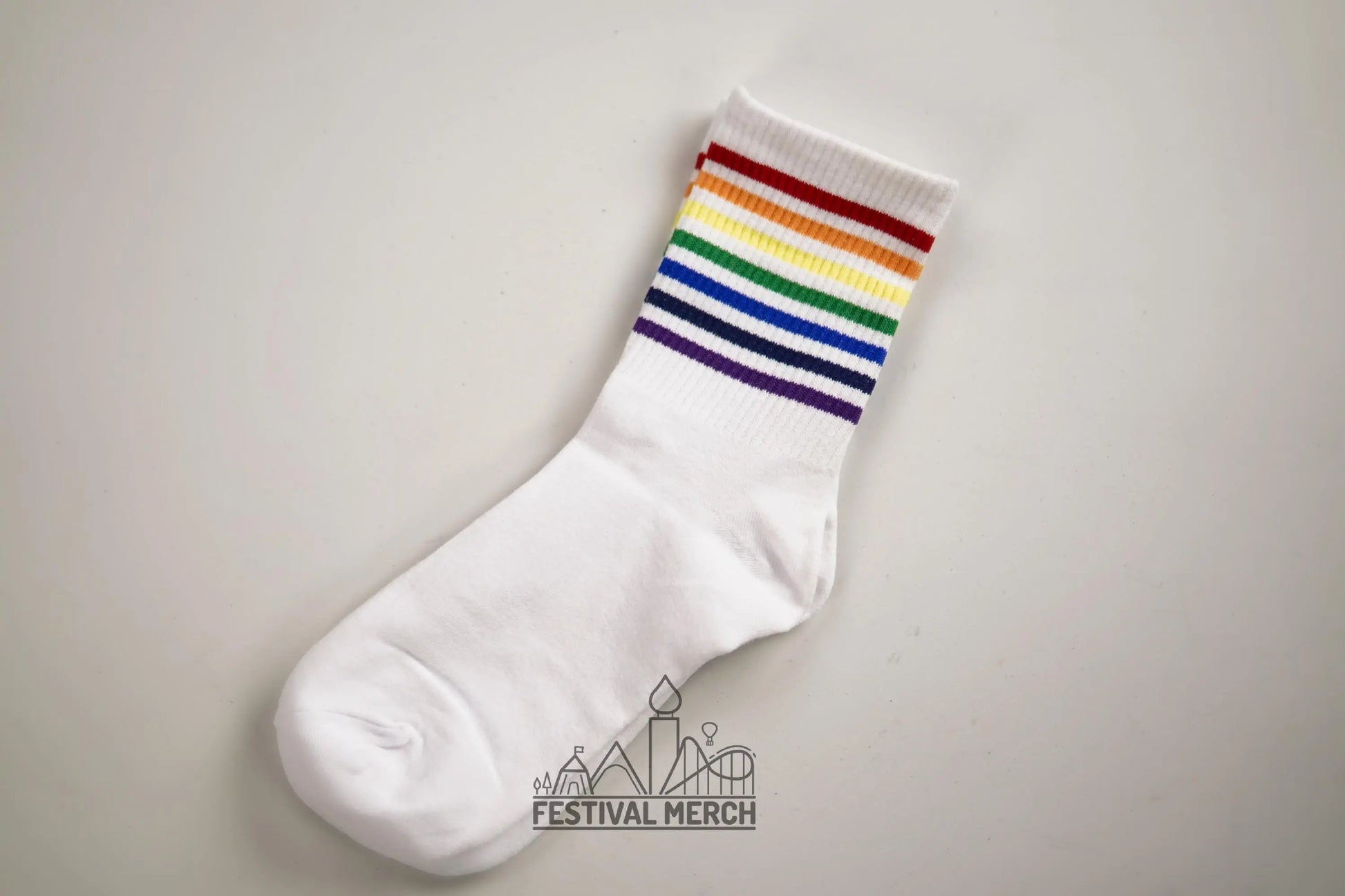 Rainbow Pride Socks - LGBTQ+ Socks - Unisex 1 Pair - Rainbow Flag Socks for Men and Women