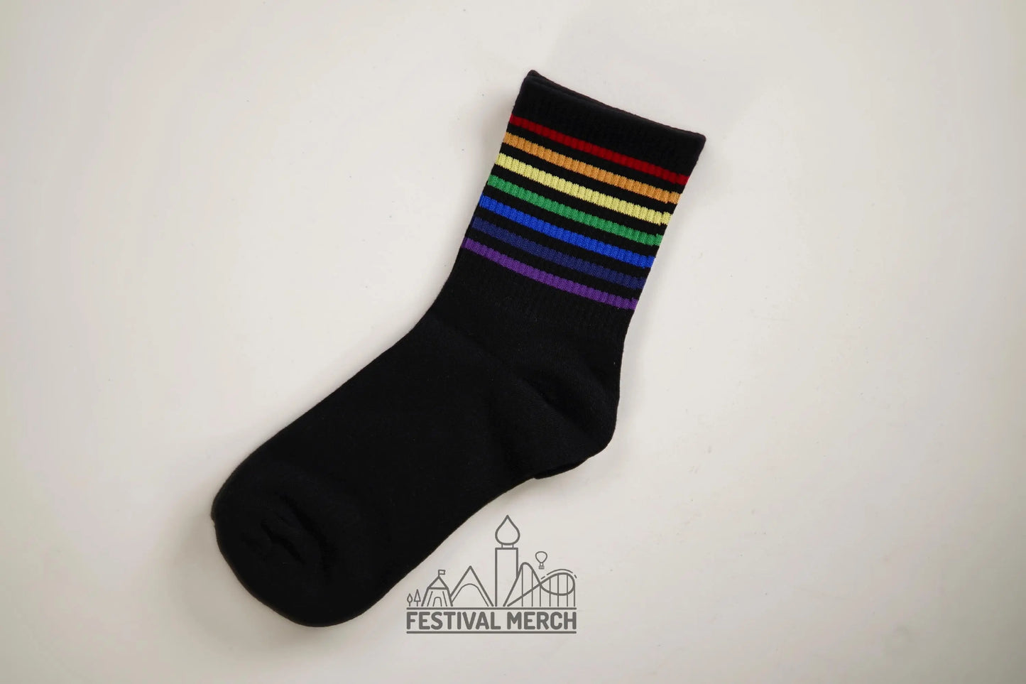 Rainbow Pride Socks - LGBTQ+ Socks - Unisex 1 Pair - Rainbow Flag Socks for Men and Women