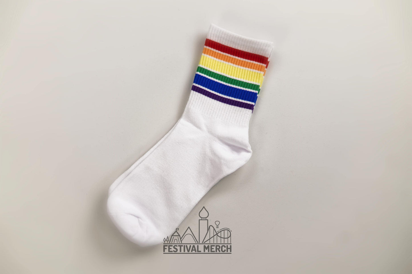 Rainbow Pride Socks - LGBTQ+ Socks - Unisex 1 Pair - Rainbow Flag Socks for Men and Women