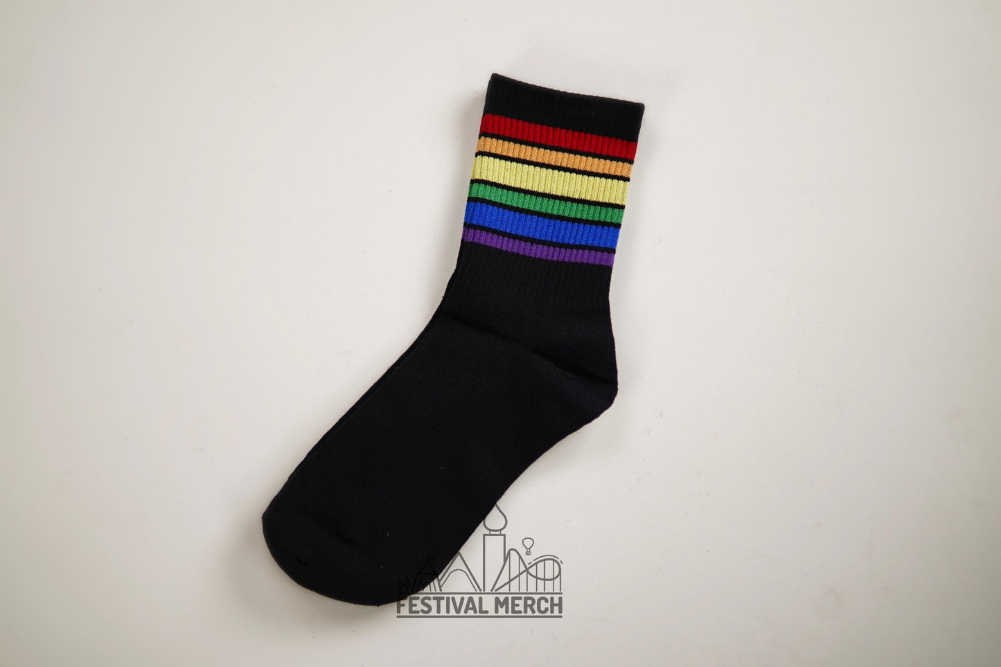Rainbow Pride Socks - LGBTQ+ Socks - Unisex 1 Pair - Rainbow Flag Socks for Men and Women