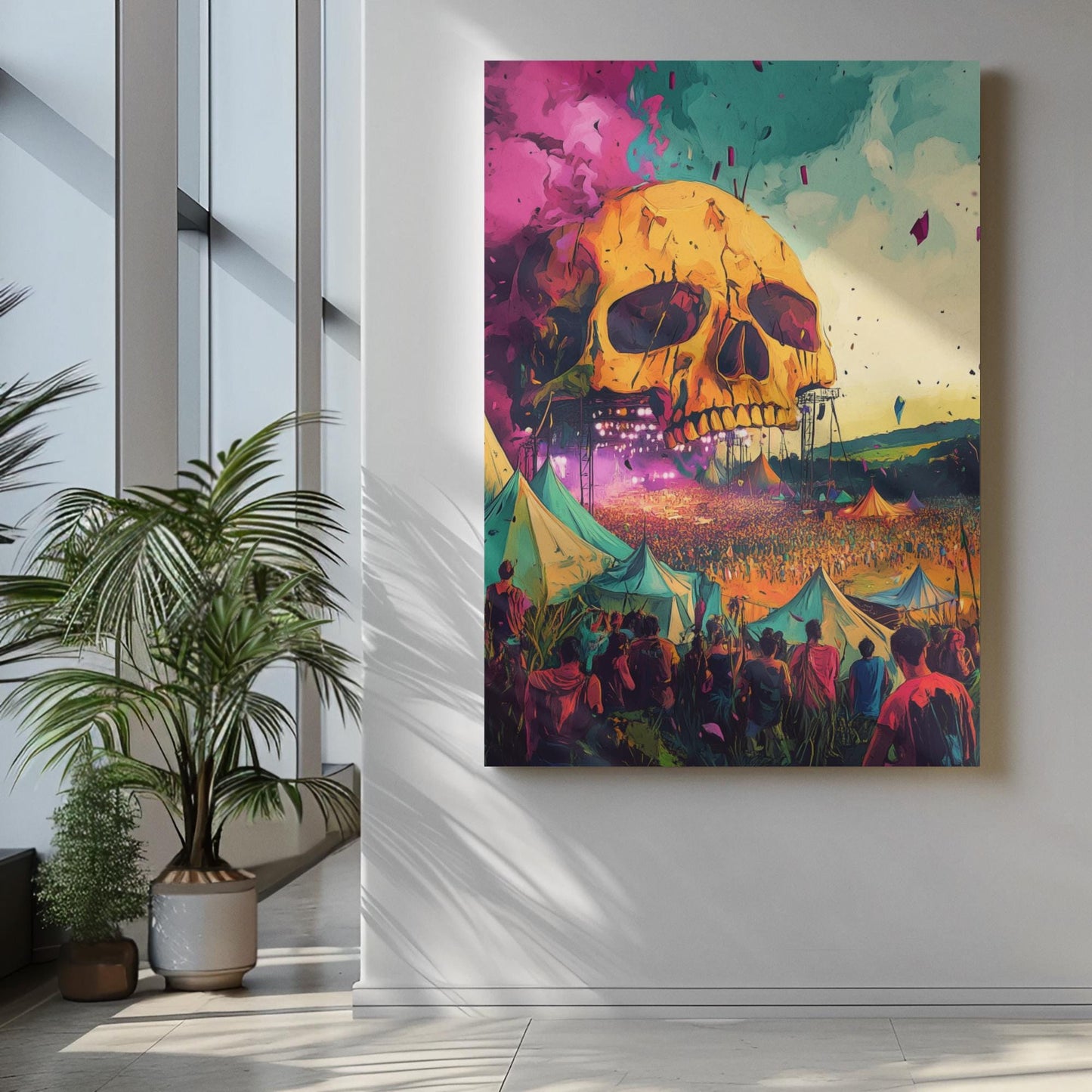 Personalisable Music Festival Print (Unofficial) - A4 A3 A2 - Music Festival Poster - Festival Merch