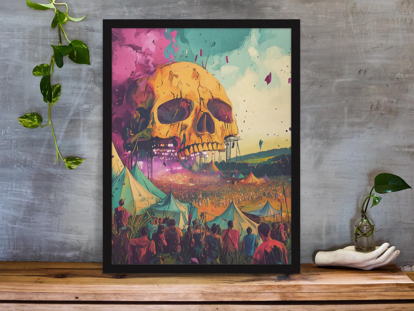 Personalisable Music Festival Print (Unofficial) - A4 A3 A2 - Music Festival Poster - Festival Merch