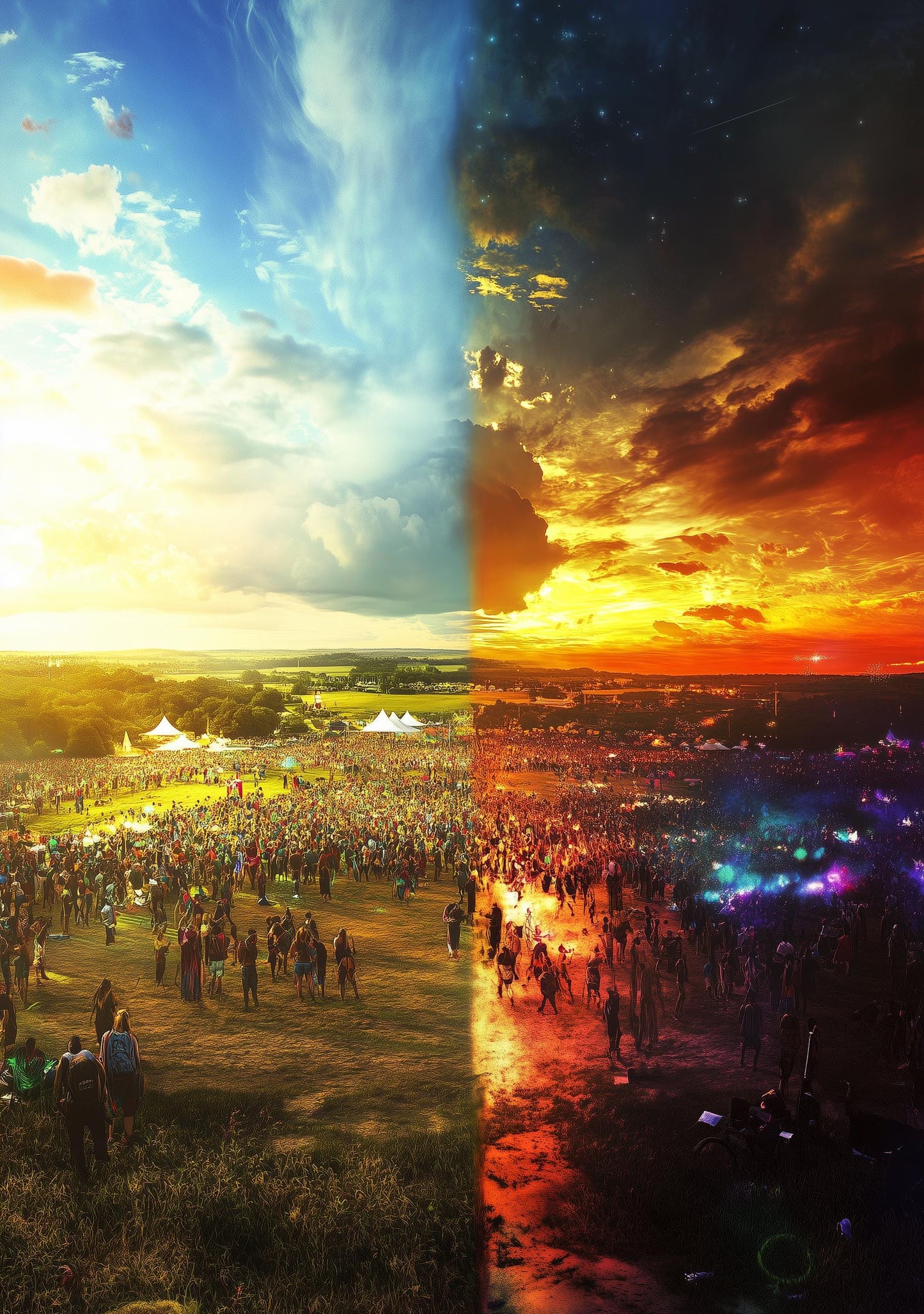 Personalisable Music Festival Print (Unofficial) - A4 A3 A2 - Music Festival Poster - Festival Merch