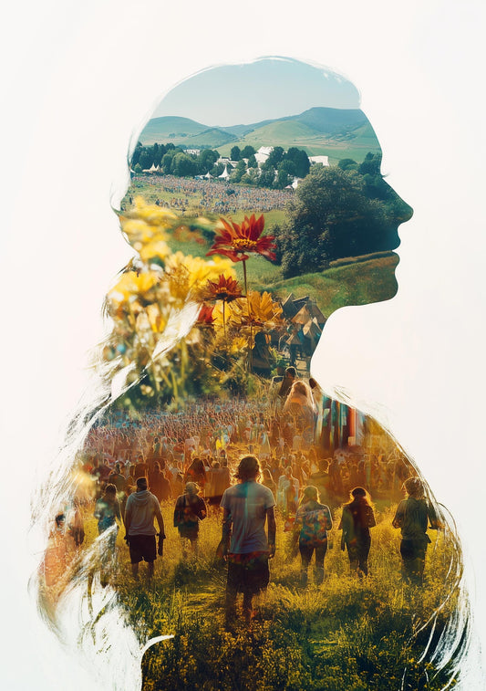 Personalisable Music Festival Print (Unofficial) - A4 A3 A2 - Music Festival Poster - Festival Merch