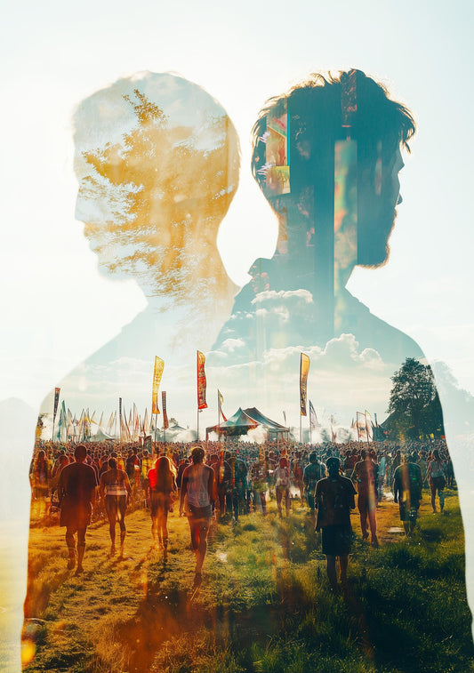 Personalisable Music Festival Print (Unofficial) - A4 A3 A2 - Music Festival Poster - Festival Merch