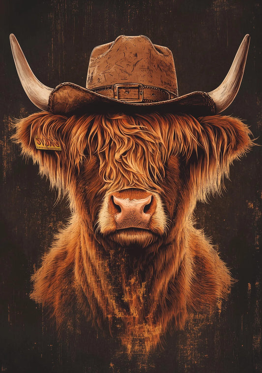 Funny Animal Wall Art - Printed in the UK Premium Quality - A4 A3 A2 - Festival Merch