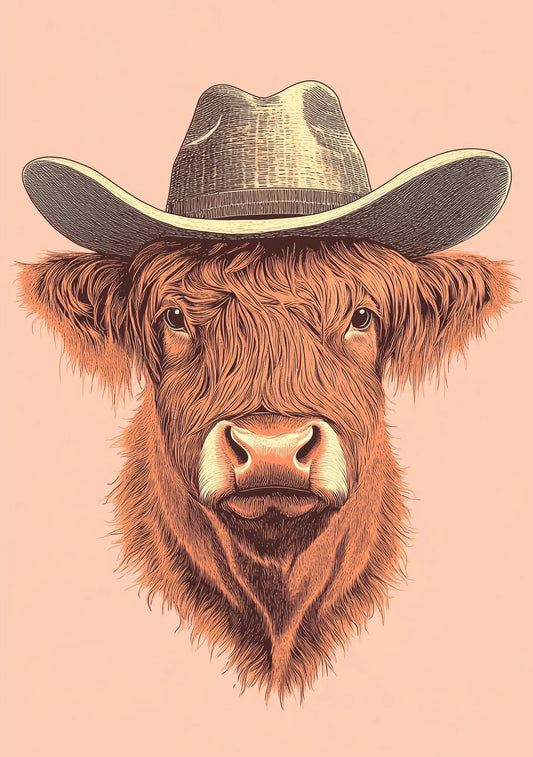 Funny Animal Wall Art - Printed in the UK Premium Quality - A4 A3 A2 - Festival Merch