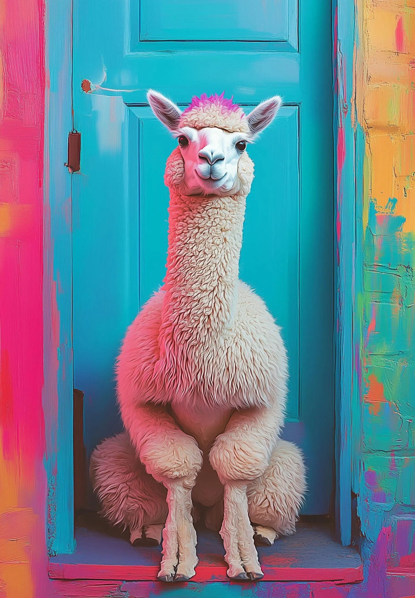 Funny Animal Wall Art - Printed in the UK Premium Quality - A4 A3 A2 - Festival Merch