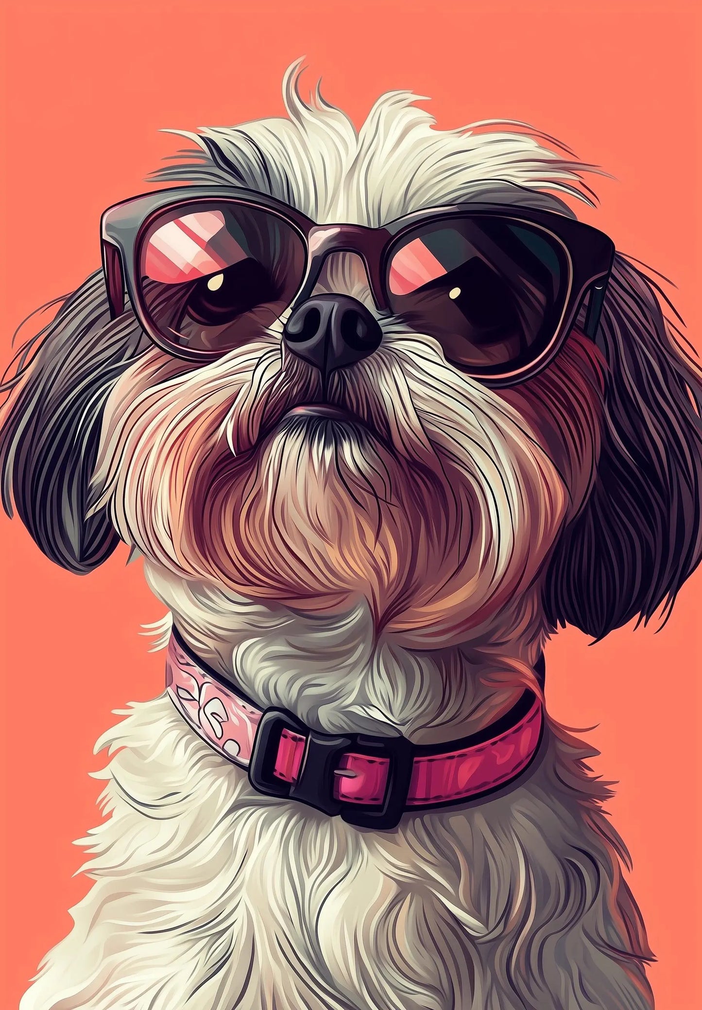 Funny Animal Wall Art - Printed in the UK Premium Quality - A4 A3 A2 - Festival Merch