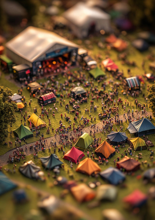 Personalisable Music Festival Print (Unofficial) - A4 A3 A2 - Music Festival Poster - Festival Merch