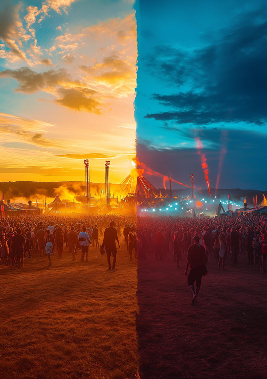 Personalisable Music Festival Print (Unofficial) - A4 A3 A2 - Music Festival Poster - Festival Merch