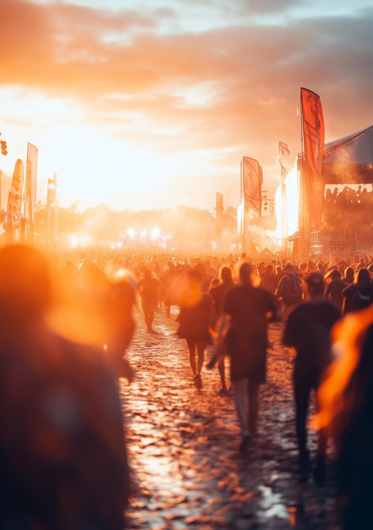Personalisable Music Festival Print (Unofficial) - A4 A3 A2 - Music Festival Poster - Festival Merch
