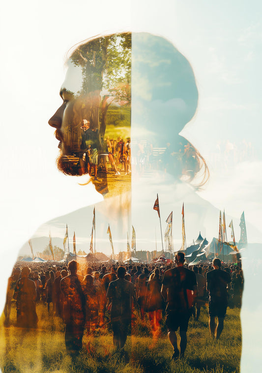 Personalisable Music Festival Print (Unofficial) - A4 A3 A2 - Music Festival Poster - Festival Merch