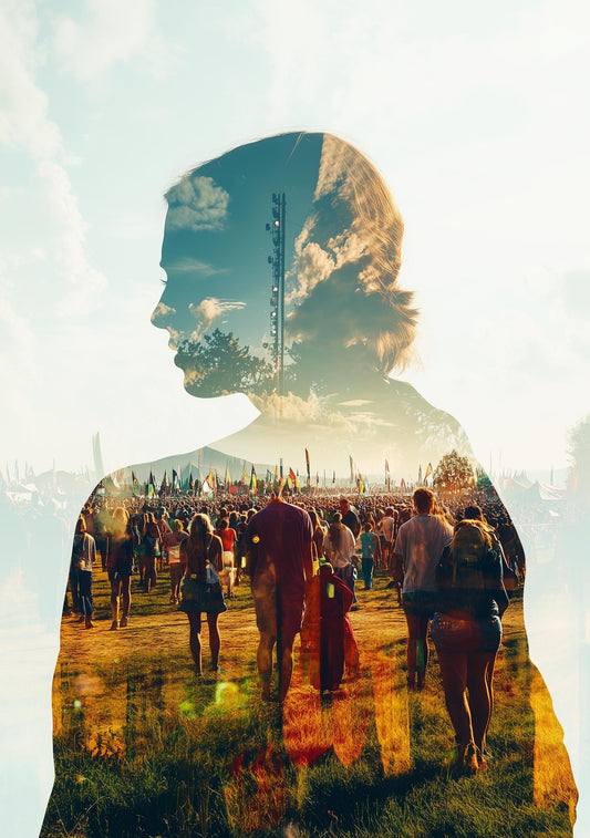 Personalisable Music Festival Print (Unofficial) - A4 A3 A2 - Music Festival Poster - Festival Merch