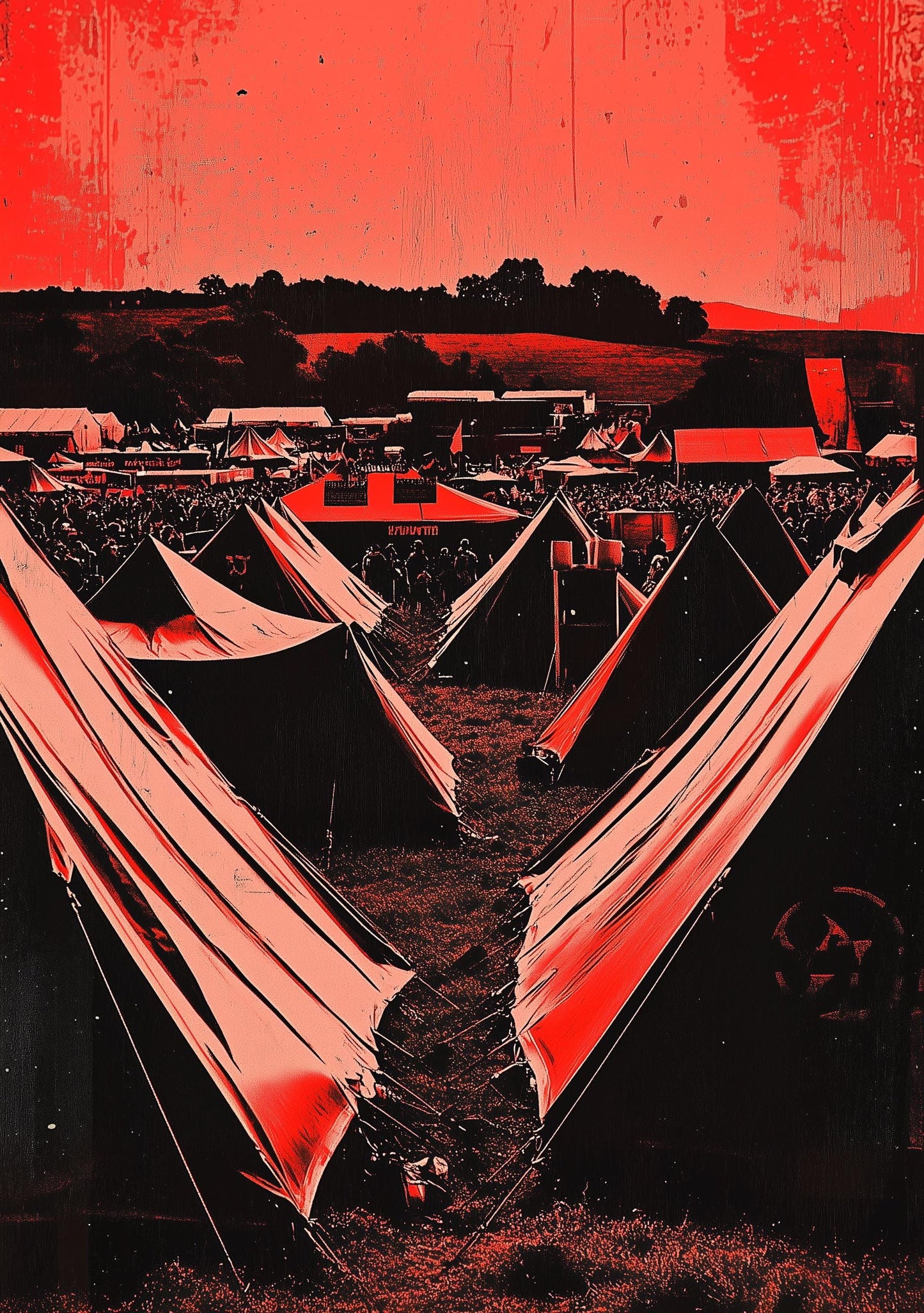 Personalisable Music Festival Print (Unofficial) - A4 A3 A2 - Music Festival Poster - Festival Merch