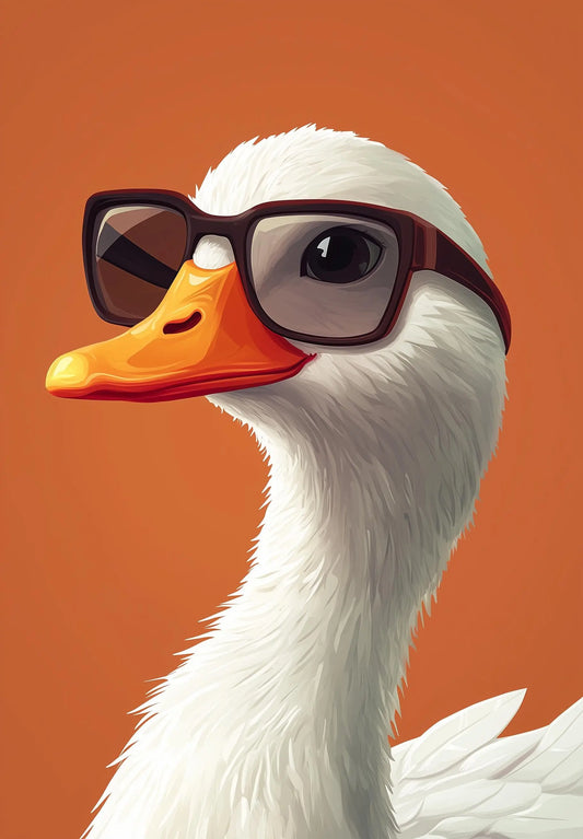 Funny Animal Wall Art - Printed in the UK Premium Quality - A4 A3 A2 - Festival Merch