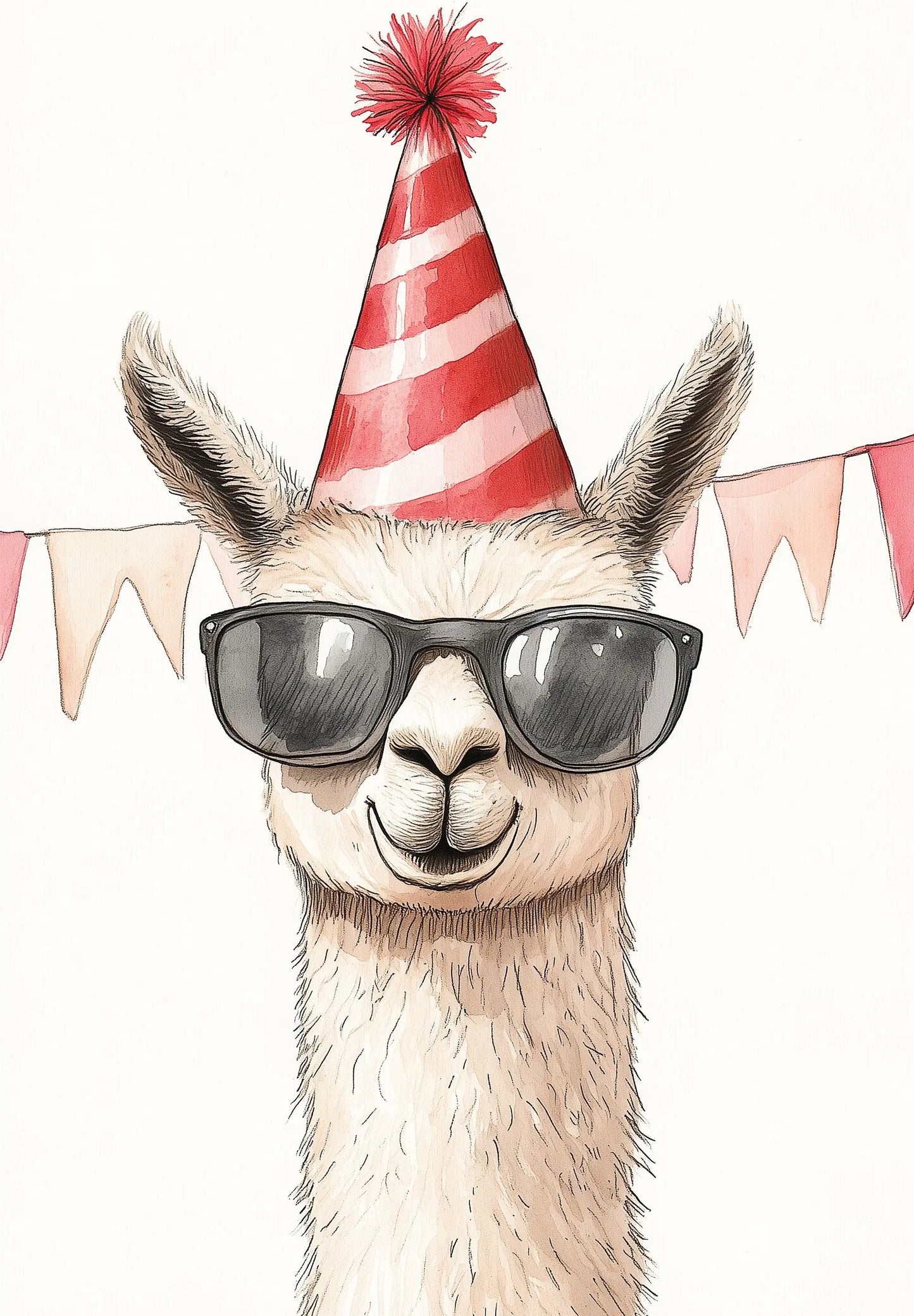 Funny Animal Wall Art - Printed in the UK Premium Quality - A4 A3 A2 - Festival Merch