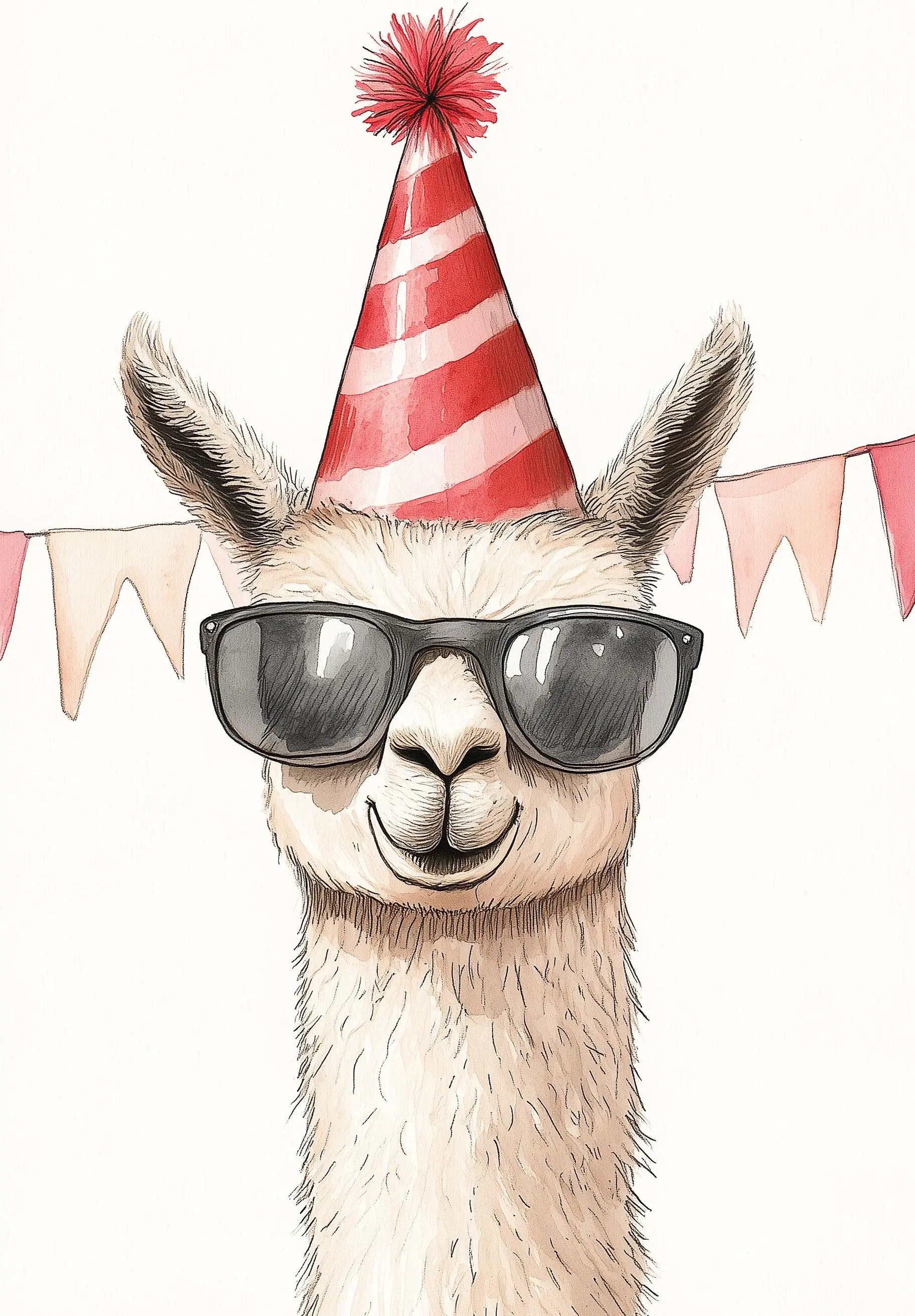 Funny Animal Wall Art - Printed in the UK Premium Quality - A4 A3 A2 - Festival Merch