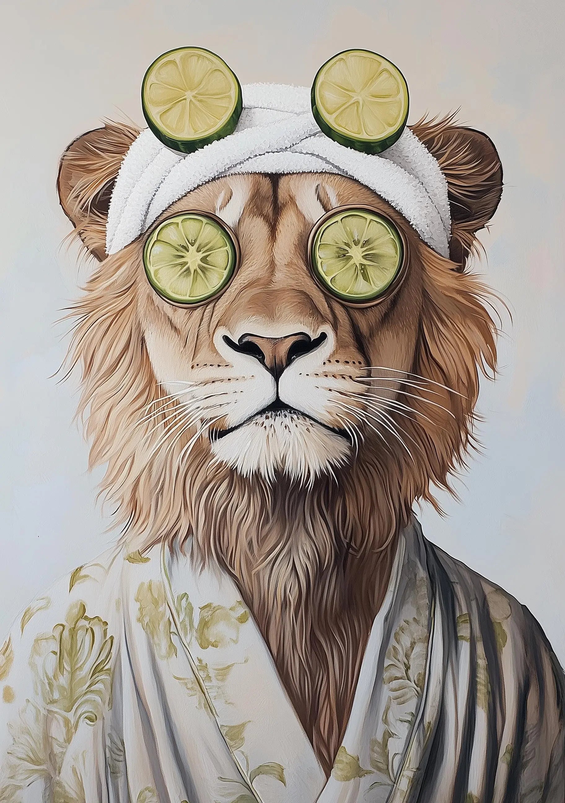 Funny Animal Wall Art - Printed in the UK Premium Quality - A4 A3 A2 - Festival Merch