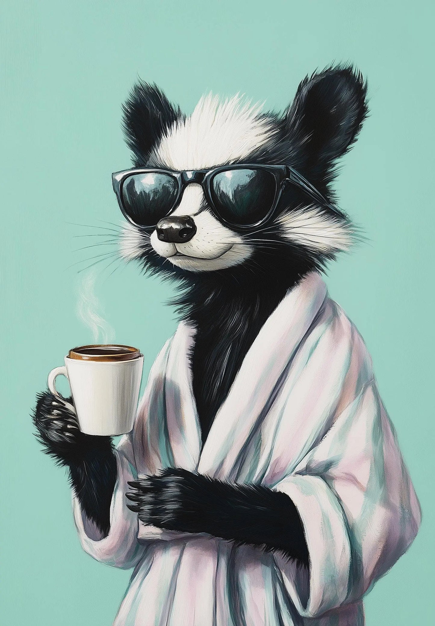 Funny Animal Wall Art - Printed in the UK Premium Quality - A4 A3 A2 - Festival Merch