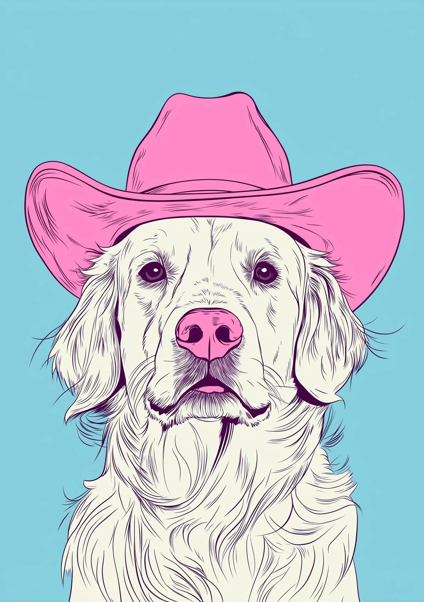Funny Animal Wall Art - Printed in the UK Premium Quality - A4 A3 A2 - Festival Merch