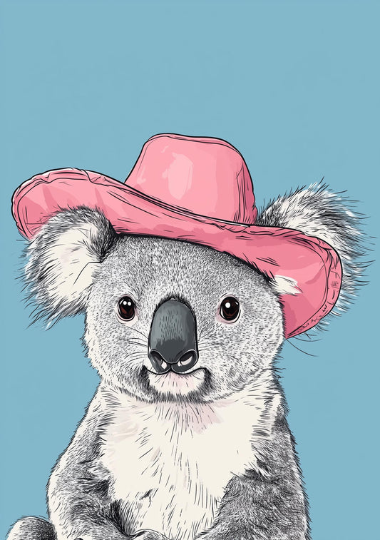 Funny Animal Wall Art - Printed in the UK Premium Quality - A4 A3 A2 - Festival Merch