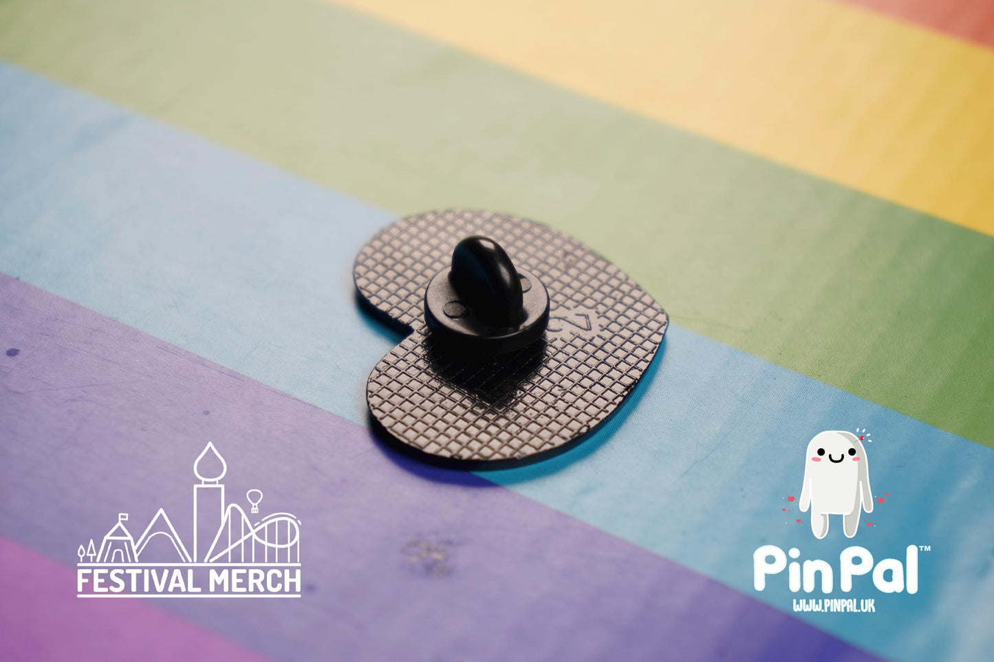 Rainbow Flag Pin | Enamel - PinPal UK008 - LGBT Pride Badge Stud Lesbian Gay Bisexual Transgender Queer Metal Button Pride gift Pride outfit