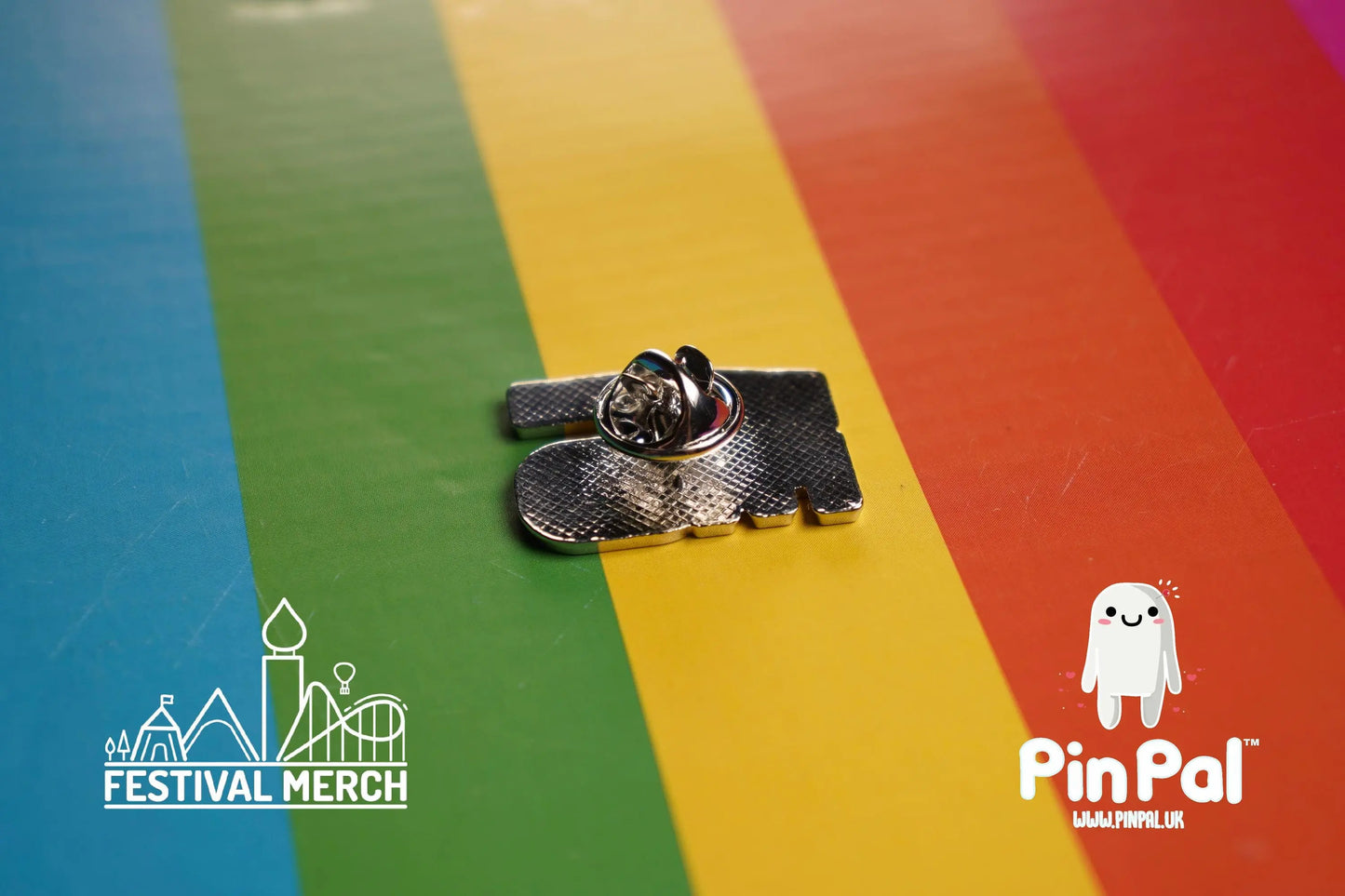 Rainbow Flag Pin | Enamel - PinPal UK028 - LGBT Pride Badge Stud Lesbian Gay Bisexual Transgender Queer Metal Button Pride gift Pride outfit