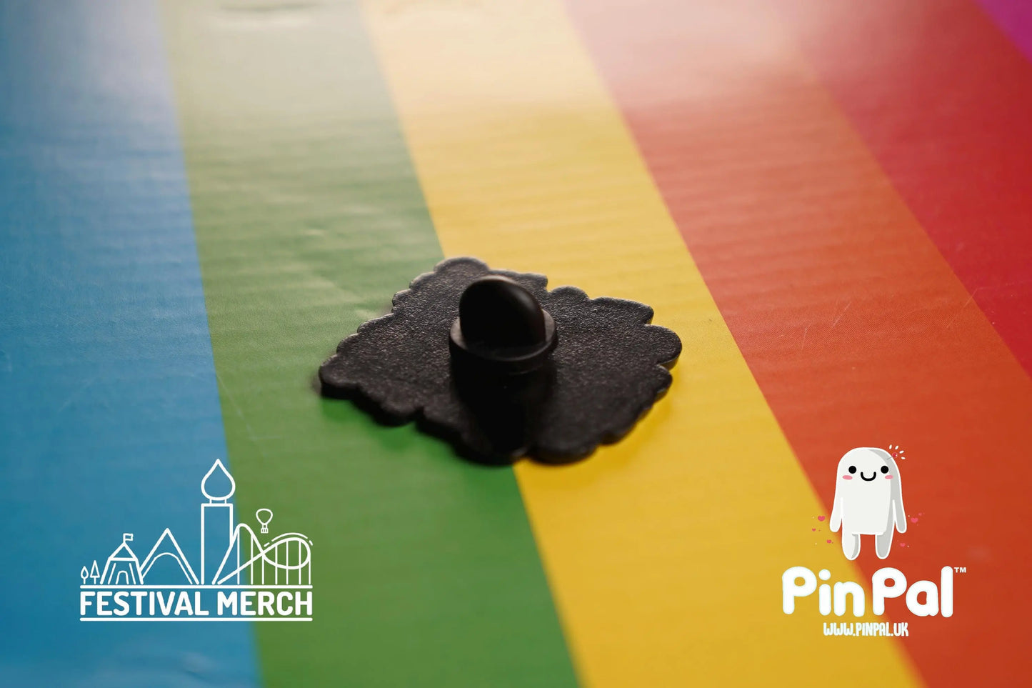 Rainbow Flag Pin | Enamel - PinPal UK029 - LGBT Pride Badge Stud Lesbian Gay Bisexual Transgender Queer Metal Button Pride gift Pride outfit