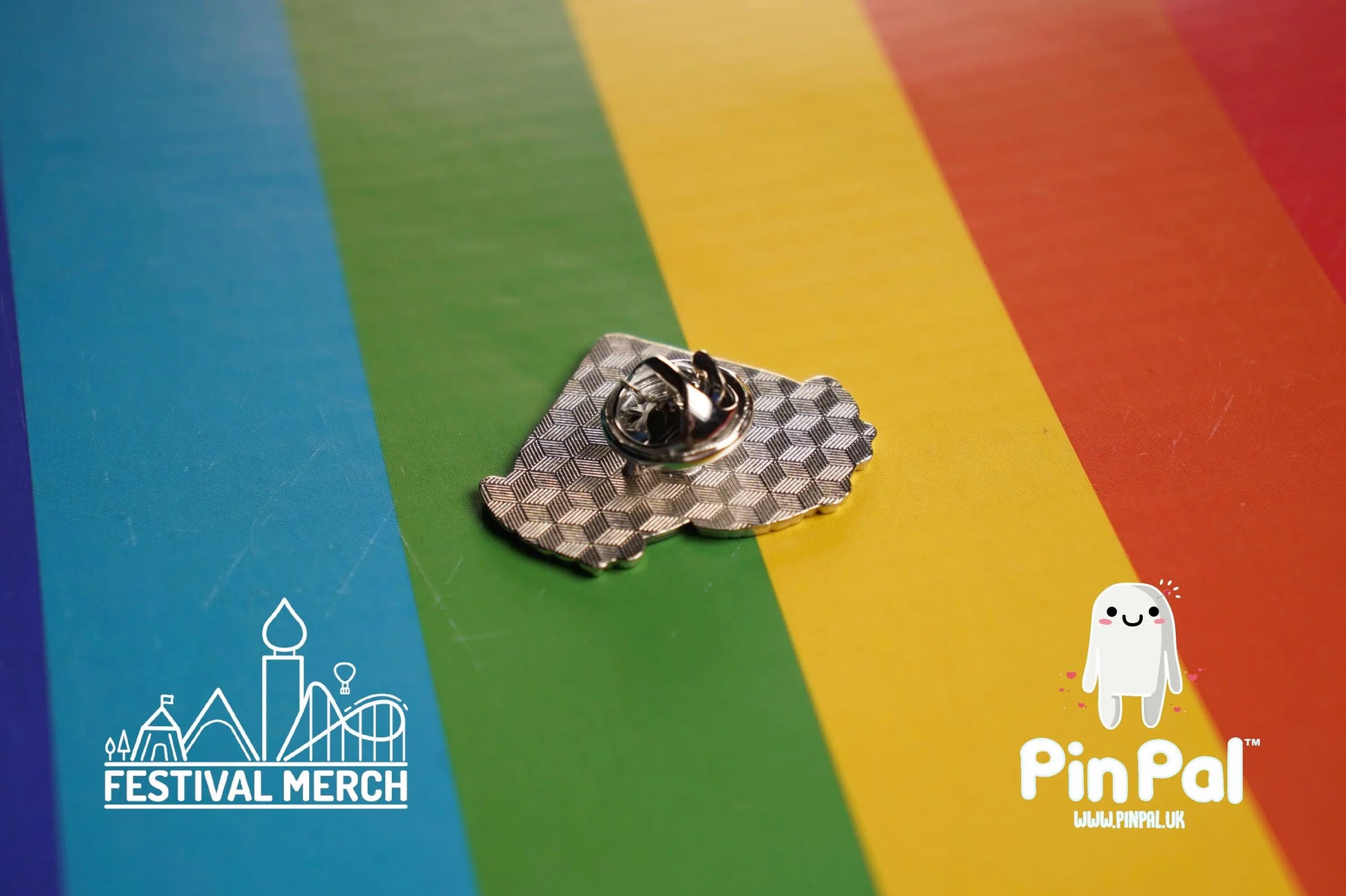 Rainbow Flag Pin | Enamel - PinPal UK032 - LGBT Pride Badge Stud Lesbian Gay Bisexual Transgender Queer Metal Button Pride gift Pride outfit