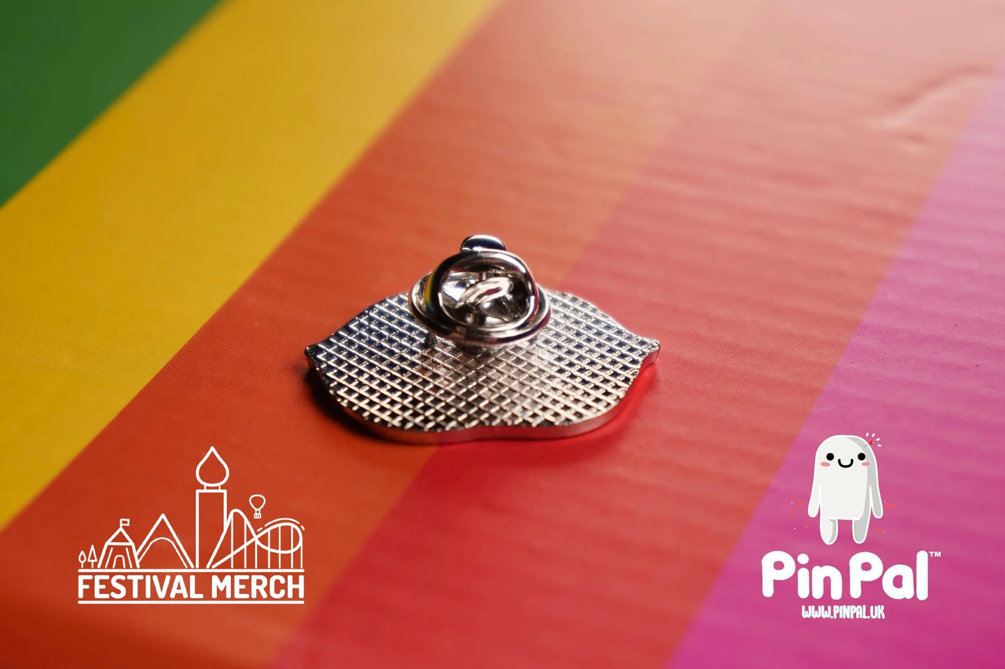 Rainbow Flag Pin | Enamel - PinPal UK054 - LGBT Pride Badge Stud Lesbian Gay Bisexual Transgender Queer Metal Button Pride gift Pride outfit
