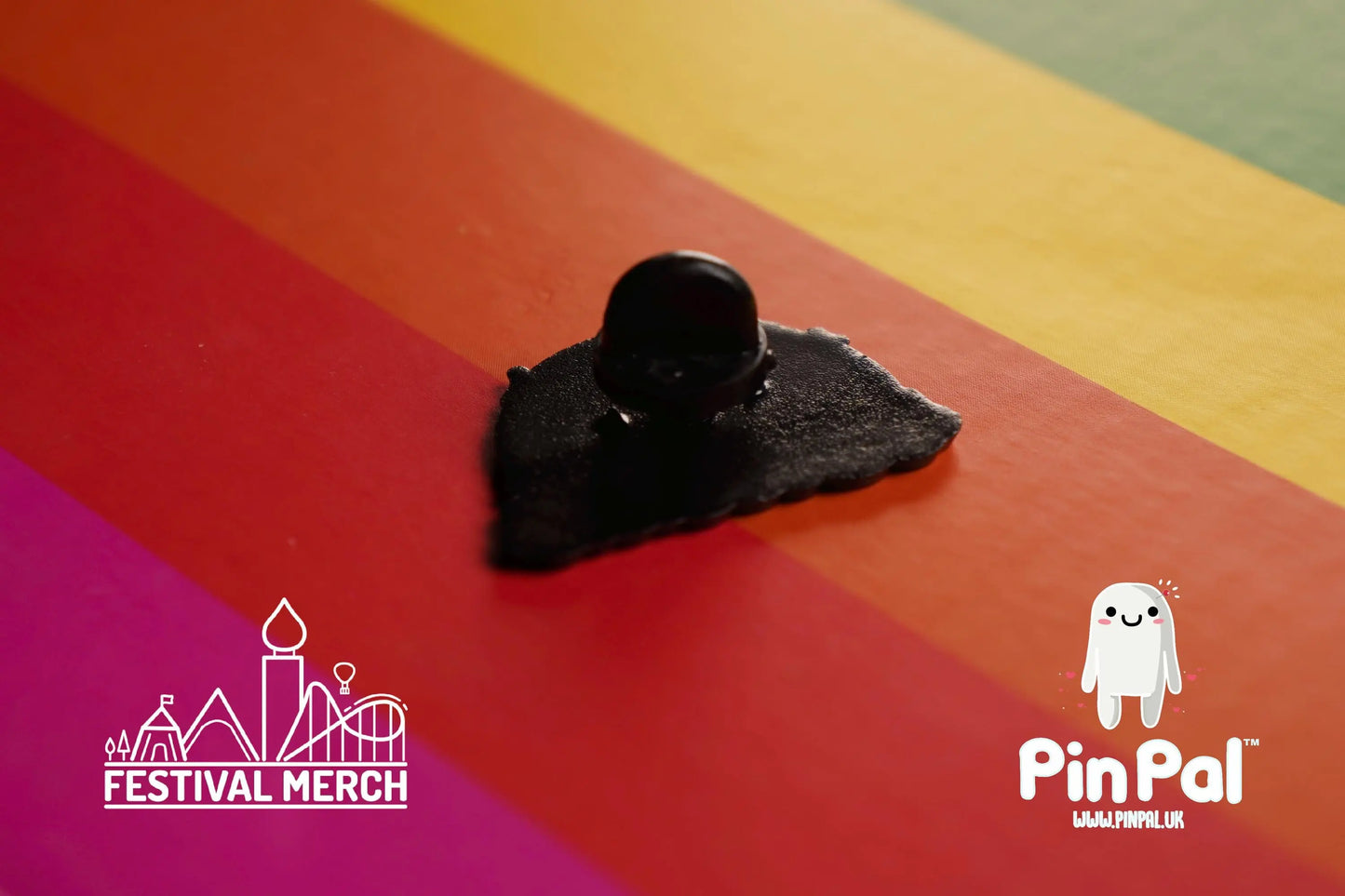 Rainbow Flag Pin | Enamel - PinPal UK068 - LGBT Pride Badge Stud Lesbian Gay Bisexual Transgender Queer Metal Button Pride gift Pride outfit
