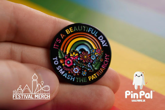 Rainbow Flag Pin | Enamel - PinPal UK071 - LGBT Pride Badge Stud Lesbian Gay Bisexual Transgender Queer Metal Button Pride gift Pride outfit