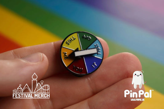 Rainbow Flag Pin | Enamel - PinPal UK065 - LGBT Pride Badge Stud Lesbian Gay Bisexual Transgender Queer Metal Button Pride gift Pride outfit