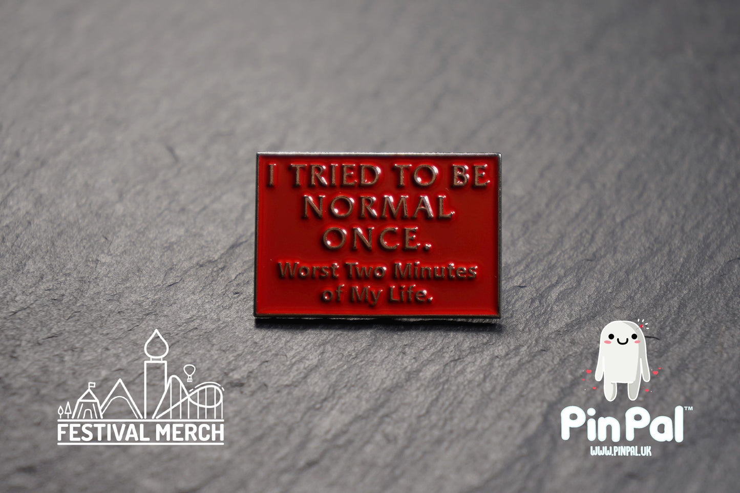 Halloween Enamel Pin - PinPal UK212 - Spooky badge Ghost Emo Cute Button Funny Boo Vampire Hand ouija board scary movie gift outfit