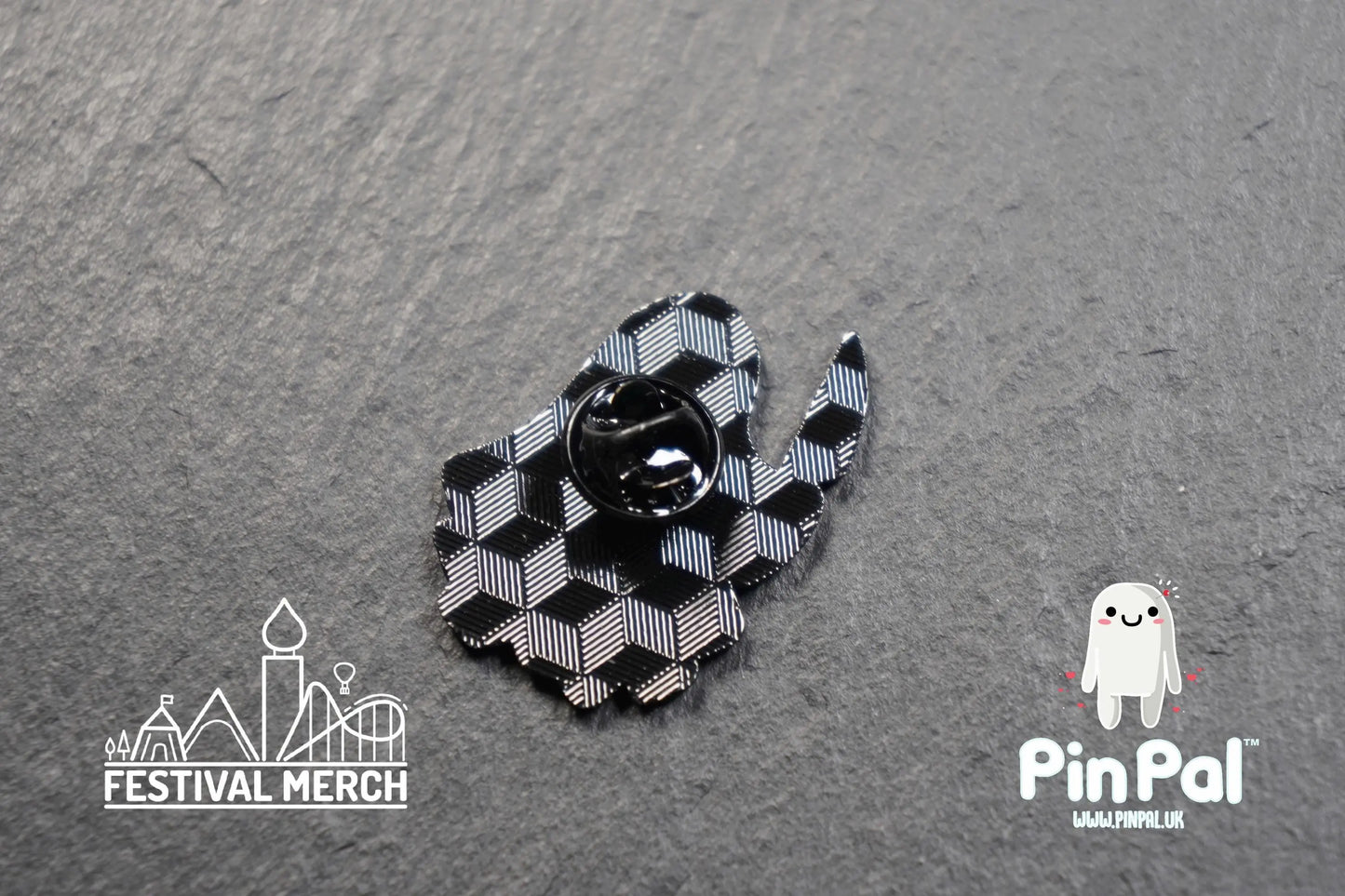 Halloween Enamel Pin - PinPal UK215 - Spooky badge Ghost Emo Cute Button Funny Boo Vampire Hand ouija board scary movie gift outfit