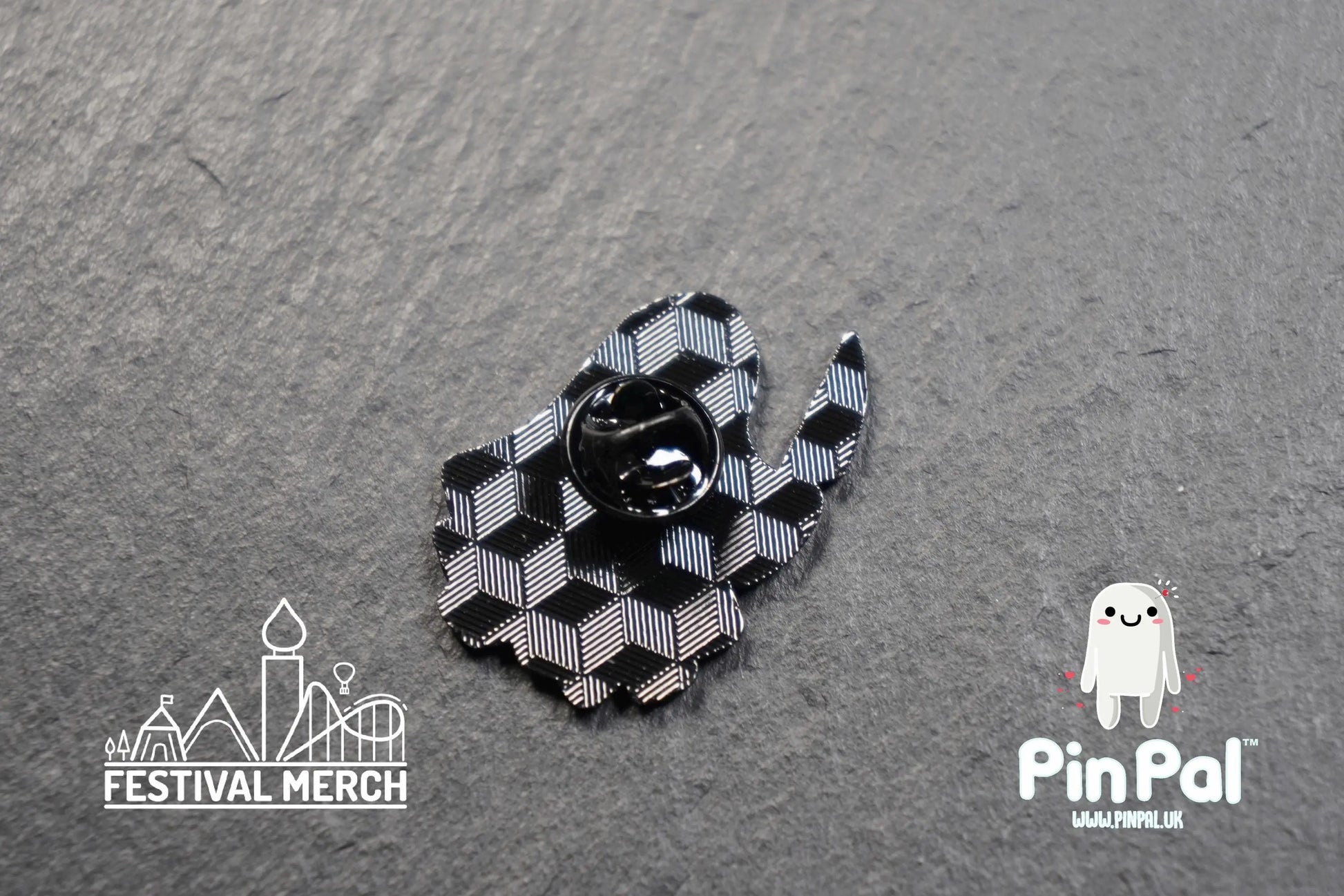 Halloween Enamel Pin - PinPal UK215 - Spooky badge Ghost Emo Cute Button Funny Boo Vampire Hand ouija board scary movie gift outfit