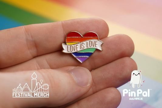 Rainbow Flag Pin | Enamel - PinPal UK004 - LGBT Pride Badge Stud Lesbian Gay Bisexual Transgender Queer Metal Button Pride gift Pride outfit