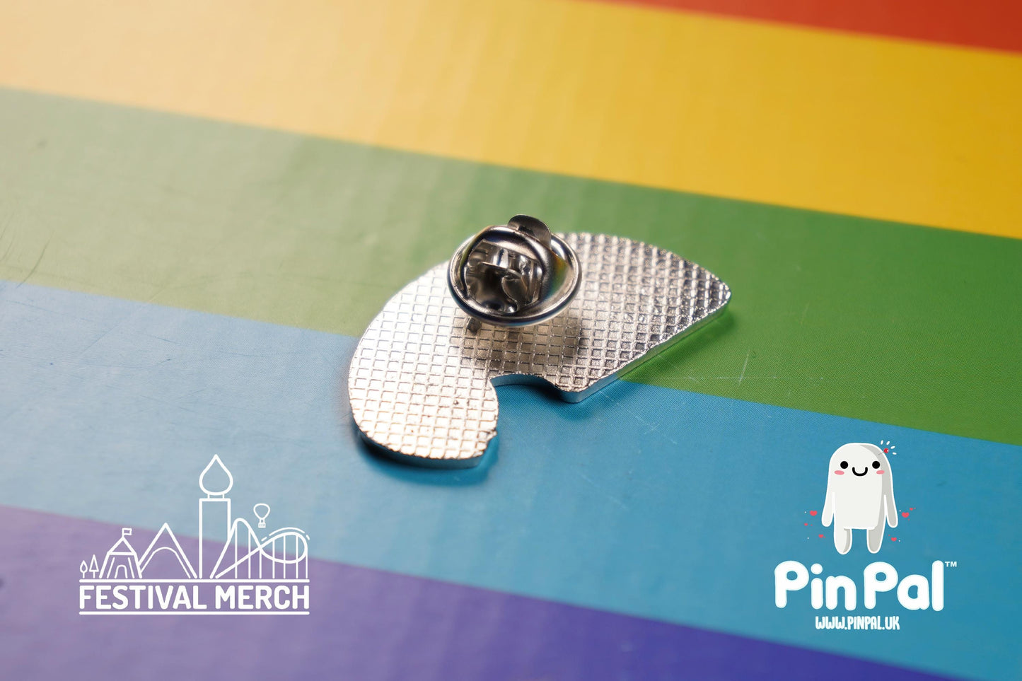 Rainbow Flag Pin | Enamel - PinPal UK007 - LGBT Pride Badge Stud Lesbian Gay Bisexual Transgender Queer Metal Button Pride gift Pride outfit