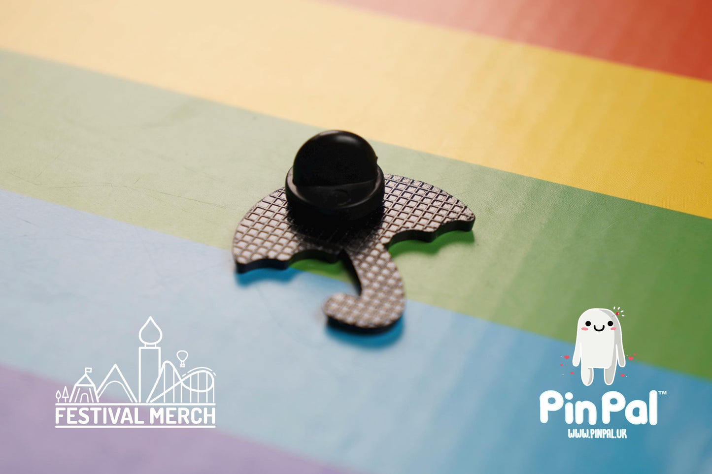 Rainbow Flag Pin | Enamel - PinPal UK010 - LGBT Pride Badge Stud Lesbian Gay Bisexual Transgender Queer Metal Button Pride gift Pride outfit