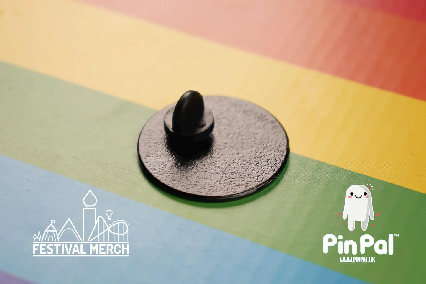 Rainbow Flag Pin | Enamel - PinPal UK011 - LGBT Pride Badge Stud Lesbian Gay Bisexual Transgender Queer Metal Button Pride gift Pride outfit