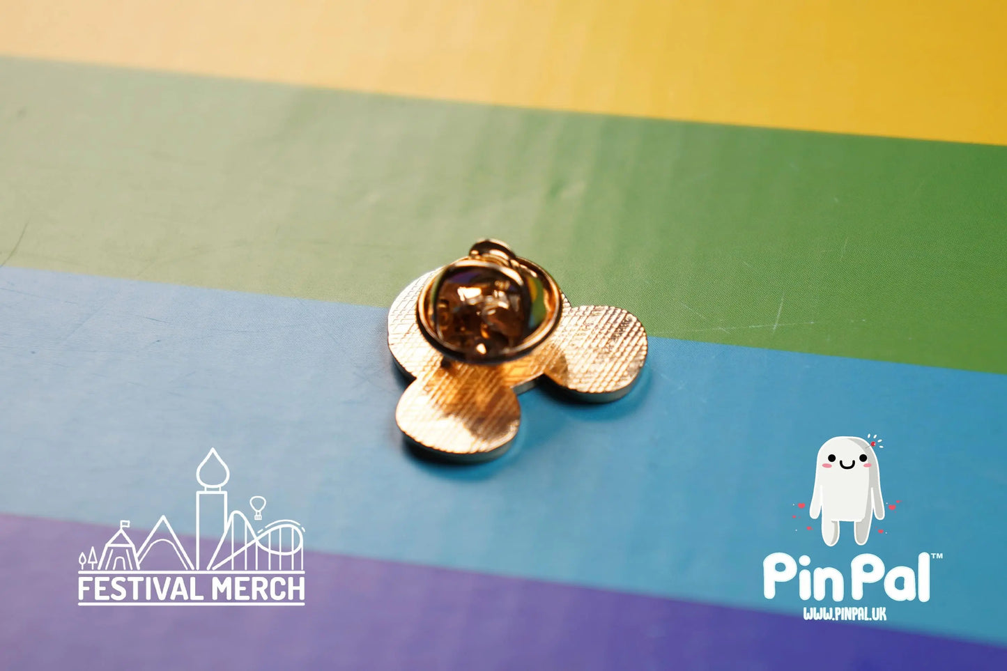 Rainbow Flag Pin | Enamel - PinPal UK014 - LGBT Pride Badge Stud Lesbian Gay Bisexual Transgender Queer Metal Button Pride gift Pride outfit