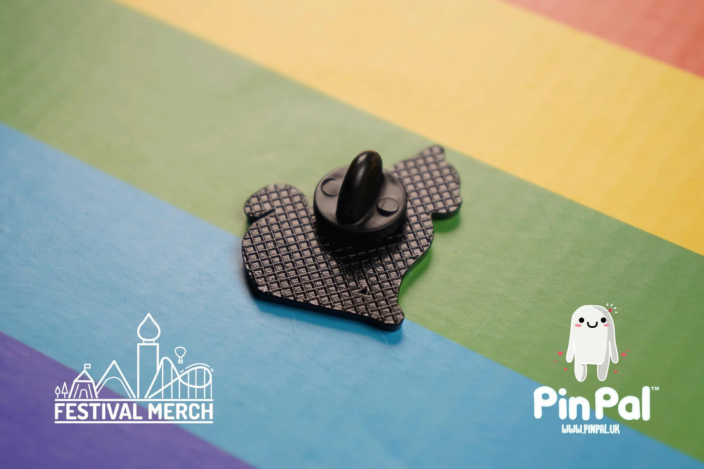 Rainbow Flag Pin | Enamel - PinPal UK016 - LGBT Pride Badge Stud Lesbian Gay Bisexual Transgender Queer Metal Button Pride gift Pride outfit